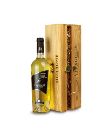 Cofanetto in legno con Vino Stragolia Bianco IGP - Idea regalo